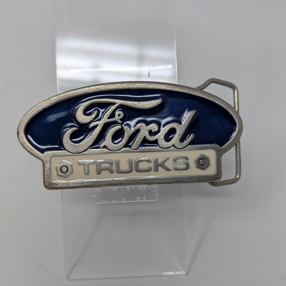 Ford Trucks Enameled Vintage Belt Buckle